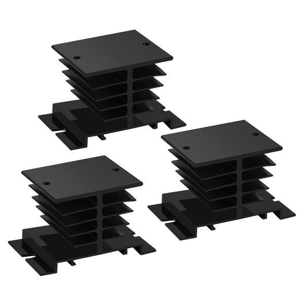 

solid state relay heat sink,3pcs aluminum heatsink pid temperature controller heat sink for solid state relay and ssr radiator m