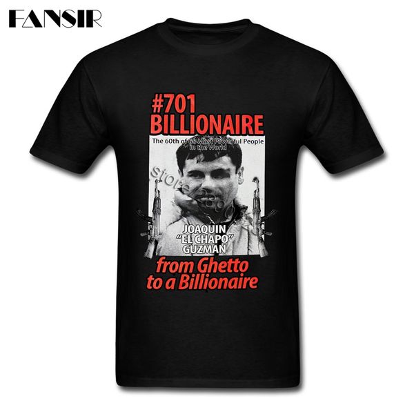 

el chapo short sleeve t shirt teenage unique clothing pure cotton o-neck men's t-shirt for team