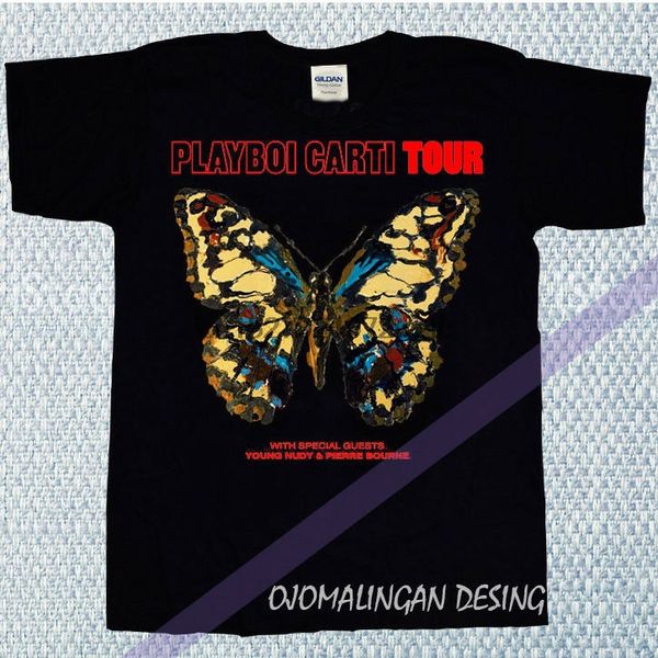 

1_playboi carti tour shirt 2017 black t shirt 100% cotton all sz 1