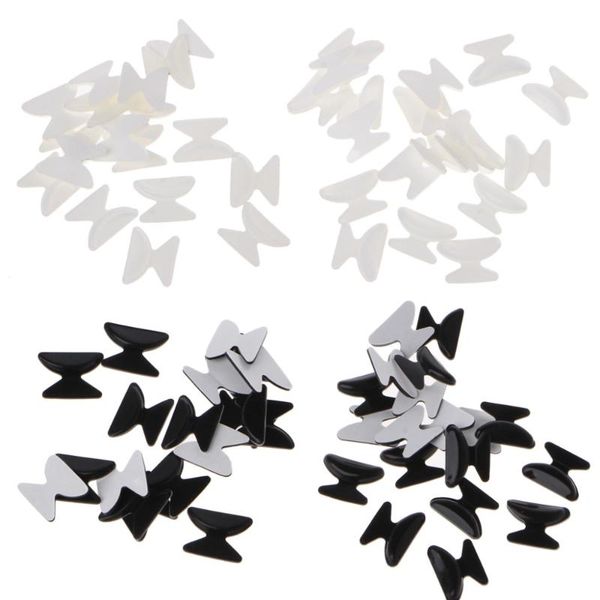 

10 pairs eyeglasses sunglasses adhesive silicone non-slip stick on nose pads jy28 20 dropship, Silver