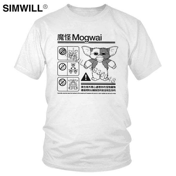 

kawaii gremlin tee fashion summer cotton t shirt men short sleeves crew neck gizmo 80s movie mogwai monster retro sci fi t-shirt
