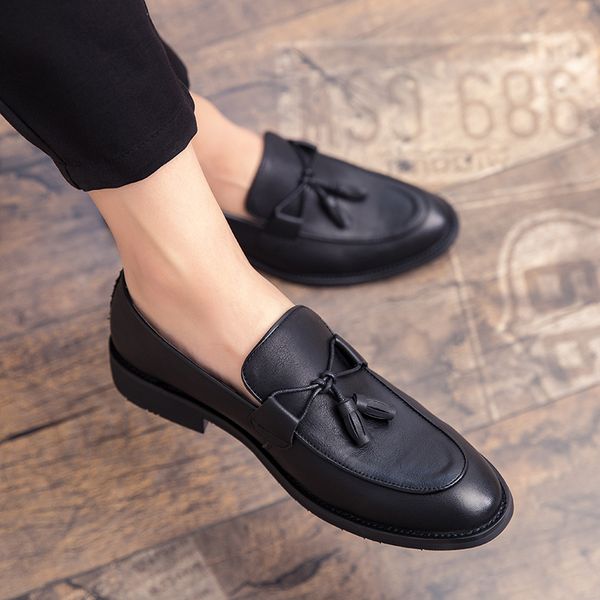 

men loafers shoes spring summer soft genuine leather sneakers men moccasins shoes breathable slip on driving size 39-46, Black