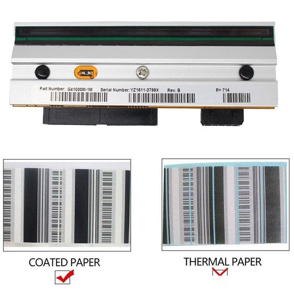 

new g41000-1m thermal print head for zebra 110xiiii 110xiiii plus 203dpi,warranty 90days