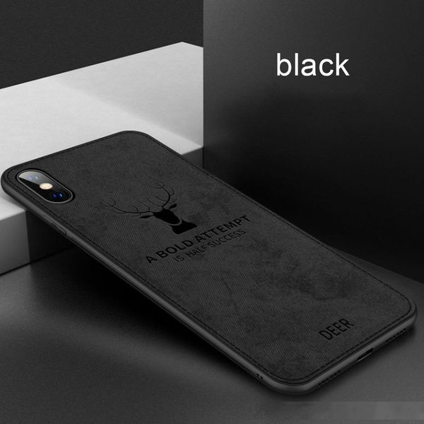 

luxury christmas deer cloth phone cases for iphone 7 8 6 6s plus ultra thin soft silicone cover for iphone x xs max xr