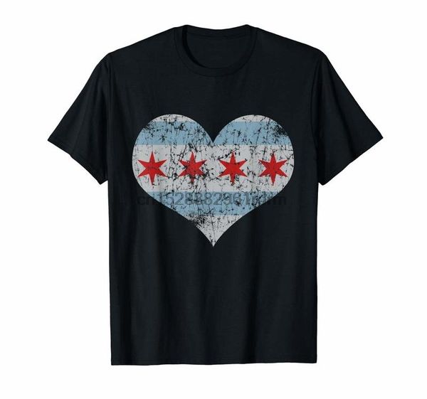 

clothing chicago flag heart t shirt 7703