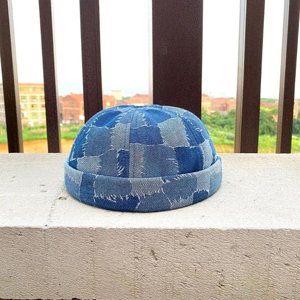 

2020 new color matching landlord hat fashion plaid hip hop hat for men and women