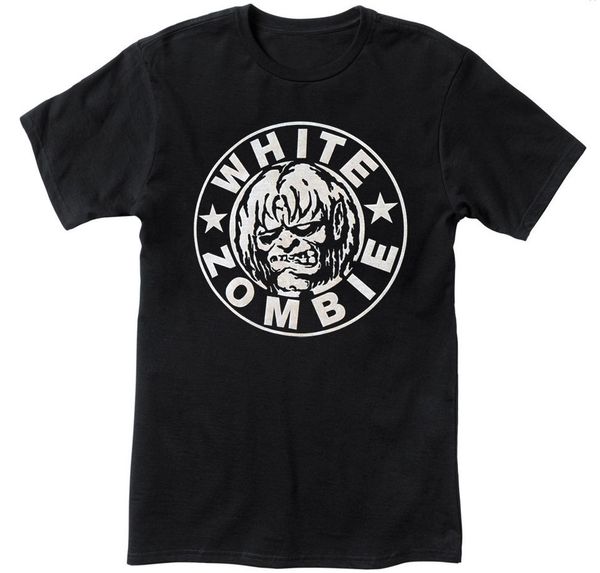 

white zombie men's black rock t-shirt - new - sizes s-3xl brand cotton men clothing male slim fit t shirt