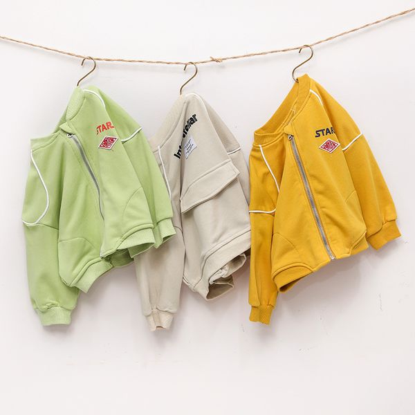 

2020 korea style fashion girls coat full sleeve spring kids girls jacket 2-7t, Blue;gray