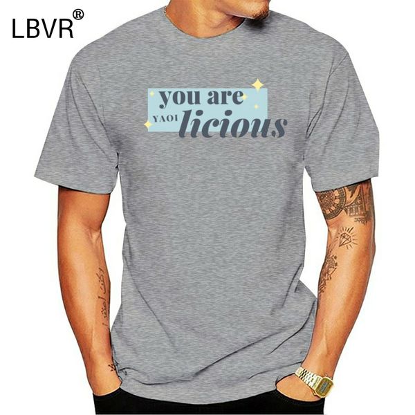 

fashion you are yaoi-licious tshirt for men 100% cotton men tee shirt comical homme