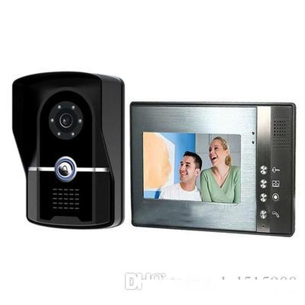 

7-inch ultra-thin color aluminum panel design night vision rain hd 700 line outdoor unit video intercom monitoring doorbell