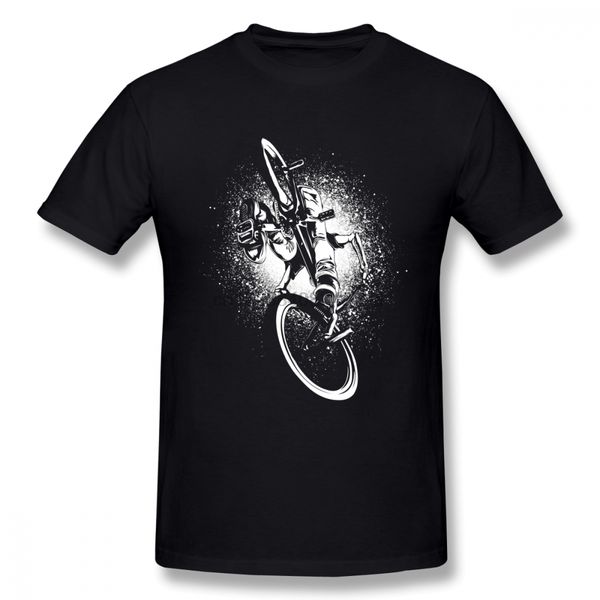 

man round neck boy bmx t shirt novelty unique graphic for male t shirt bicycle motocross