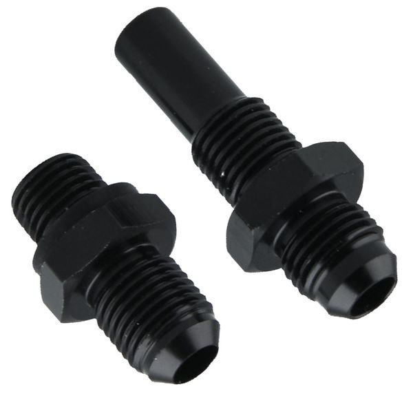 

pair oil cooler adapter for gm 6an 1/4nps 4l80e 97-07