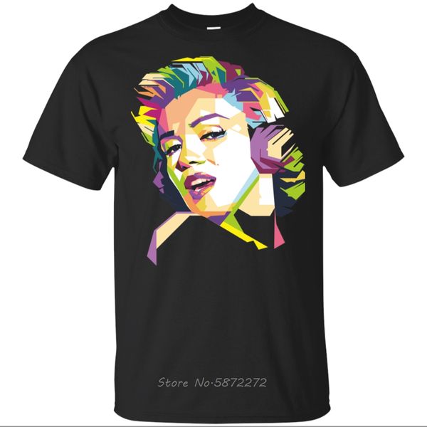 

marilyn monroe classic vintage color t-shirt men-women funny design t shirt summer cotton tshirt hip hop tees