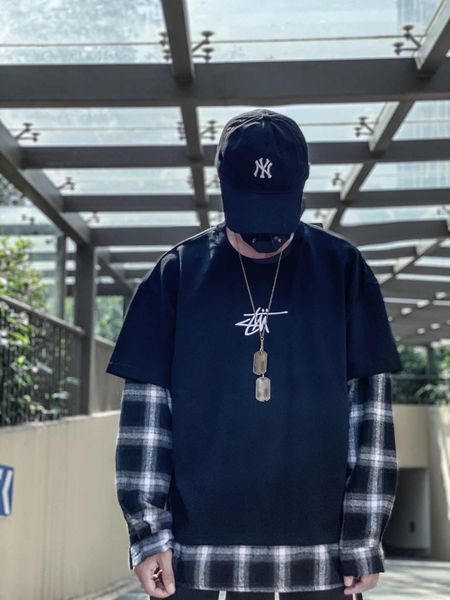 

fashion mens designer hoodies casual letter printed autumn spring sweatshirts men hoodie clothing 2 colors, Black