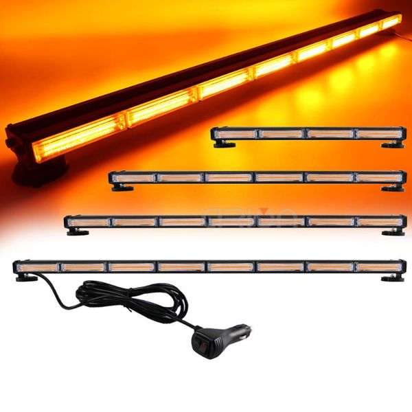 

12" 18" 24" 30" 35" 41" 47" double side car truck roof advisor cob led strobe flashing security emergency
