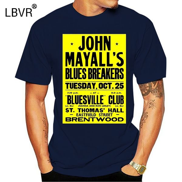 

john mayall концерт плакат тенниска bluesbreakers eric clapton peter green blues