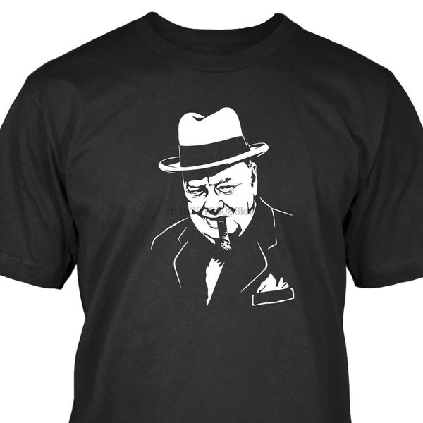 

winston churchill t shirt 2019 new short sleeve casual t shirt tee harajuku funny rick tee shirts men short sleeve tee