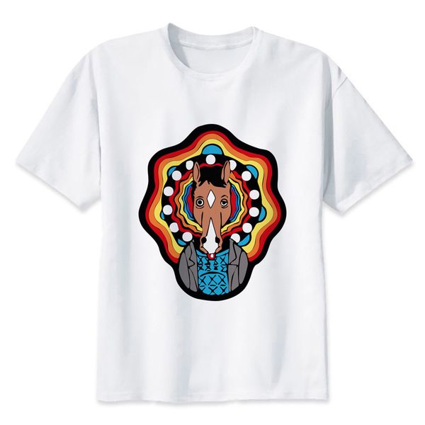 

good quality new horseman t-shirt men summer t-shirt boy print tshirt anime t shirt brand clothing white color tees