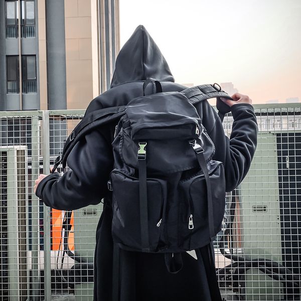 

2020 new original design fashion college student simple backpack &nylon width 28cm height 50cm thickness 17cm