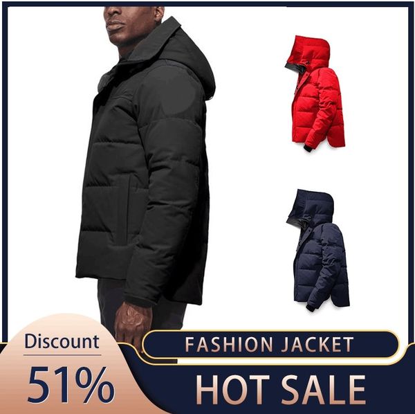 Piumini da uomo Parka Giacca invernale Arctic Navy Nero Cappotto da esterno Felpe con cappuccio Hiver Manteau Doudoune