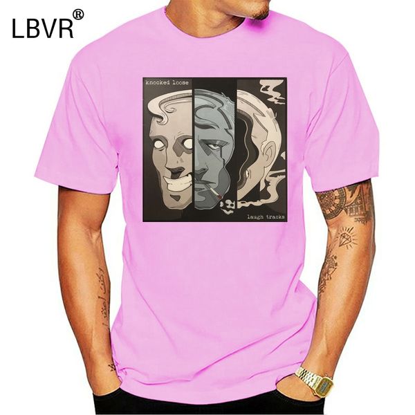 

funny men t shirt novelty tshirt women knocked loose laugh tracks t-shirt