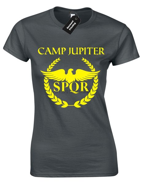 

camp jupiter ladies t-shirt cool percy design jackson spqr halfblood gods retro cool casual pride t shirt men new
