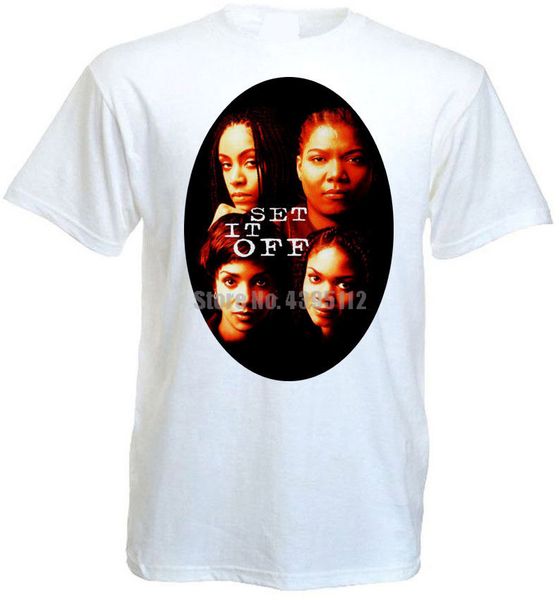

set it off v2 t-shirt white movie poster all sizes s...5xl