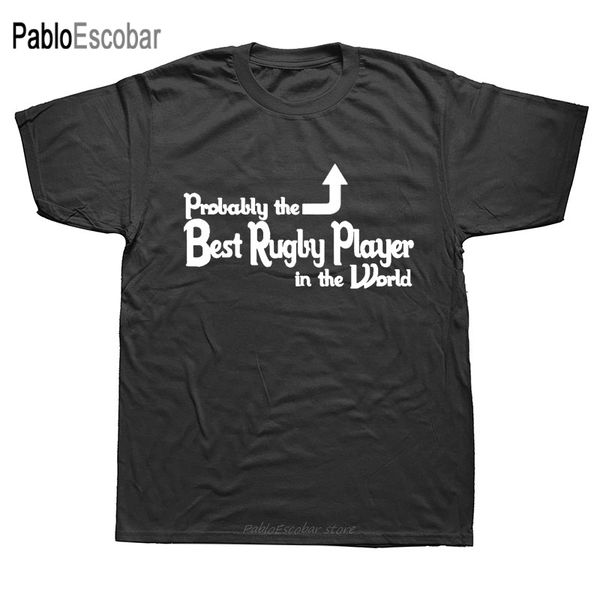 

novelty the rugby player in the world t-shirt mens short sleeves oversized streetwear hip hop printed t shirts tees