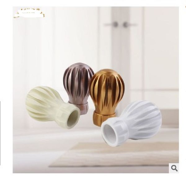 

2020 curtain rod decorative head roman base on both sides of curtain pole household curtain track accessories
