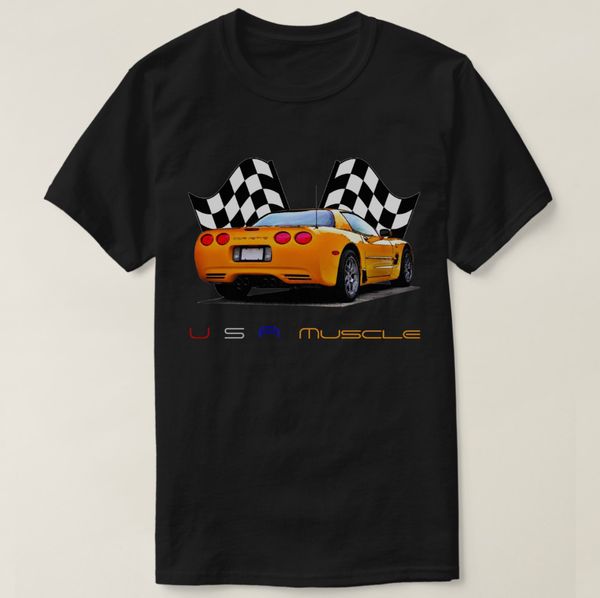 

2019 printed men t shirt cotton short sleeve corvette muscle t-shirt women tshirt
