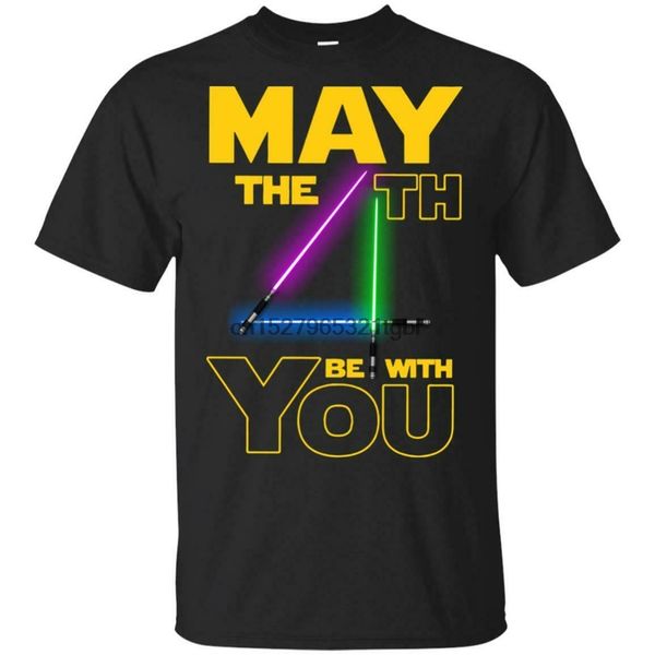 

мая 4th be with you men t-shirt s-6xl ретро футболочку
