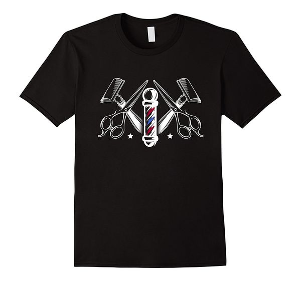 

2019 fashion summer style barber scissors and hair clippers t-shirt tee shirt
