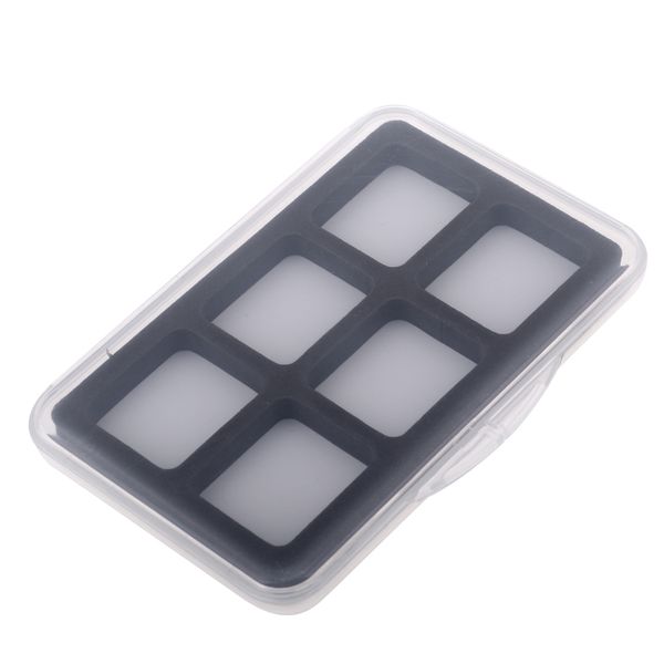 

6 compartments waterproof fly fishing box easy grip foam insert tackle box