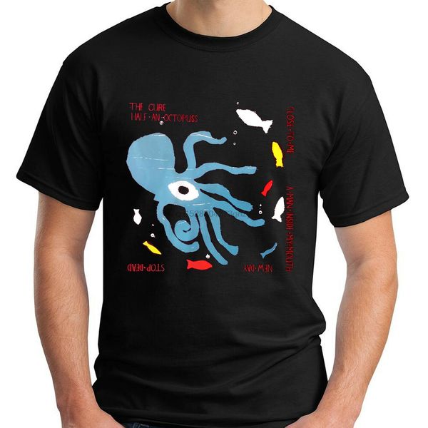 

the cure half an ocss album cover black t-shirt size s-3xl selling