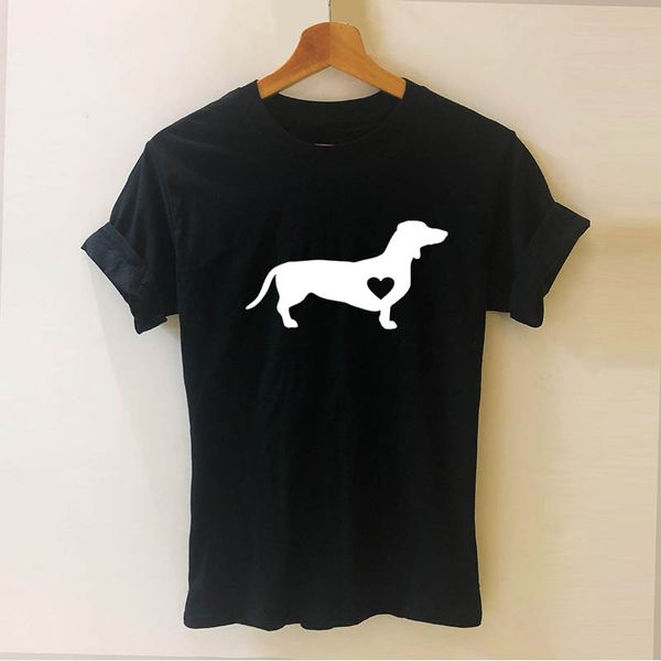

dachshund dog wiener letters printed animal t shirt funny teeshirt women clothing casual short sleeve tees dropshipping