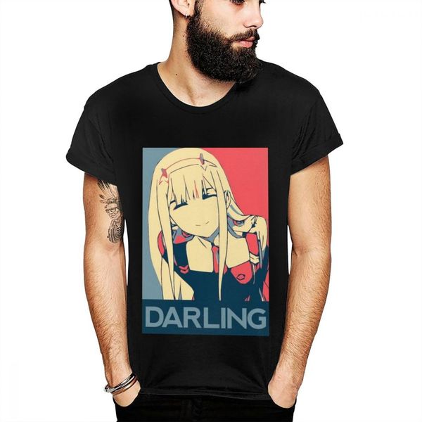 

man t shirt darling in the franxx zero two popular healthy cotton round collar short sleeve ing