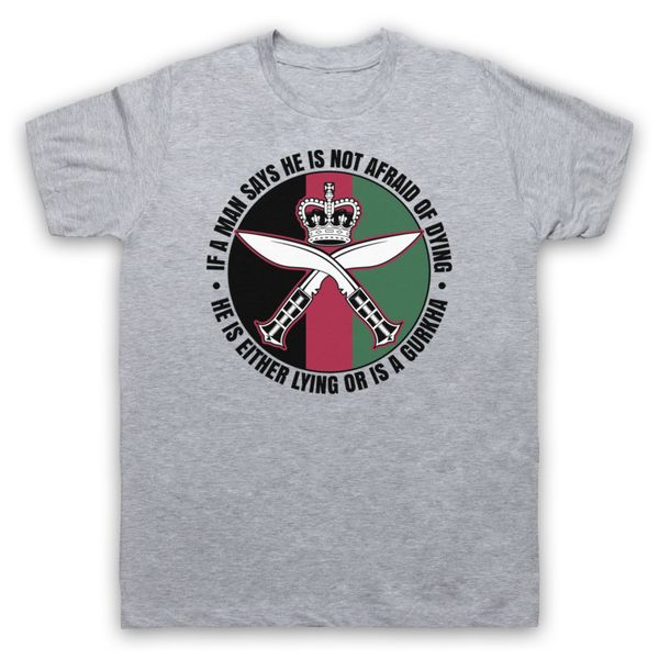 

gurkha regiment sam manekshaw army soldier quote mens womens kids t-shirt