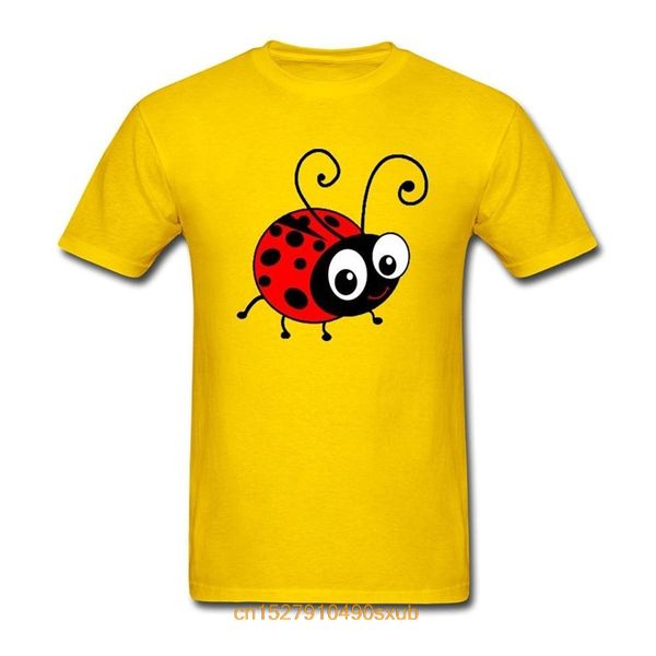 

men tshirt men's cute ladybug t-shirt short sleeve t-shirt