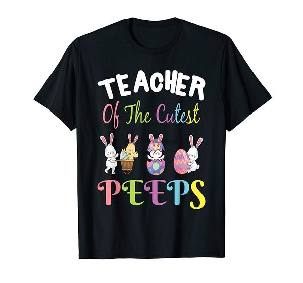 

teacher easter shirt teacher of the cutest peeps bunnies tee