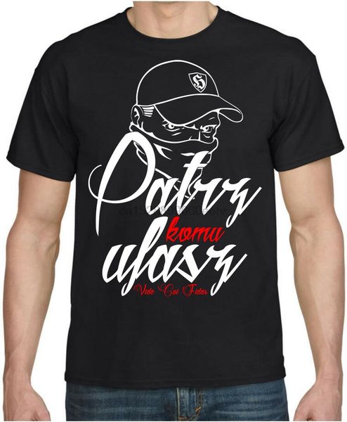 

patrz komu ufasz meska koszulka polska koszulki polski hooligans poland t-shirt