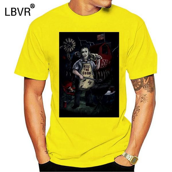 

the texas chainsaw massacre leatherface kiss the cook t shirt