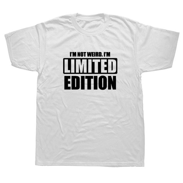 

i am not weird limited edition tshirts hiphop round neck mens tshirt designer new fashion