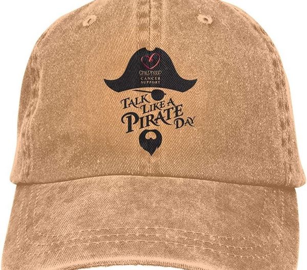 

talk like a pirate day soft casquette cap vintage adjustable baseball caps, Blue;gray