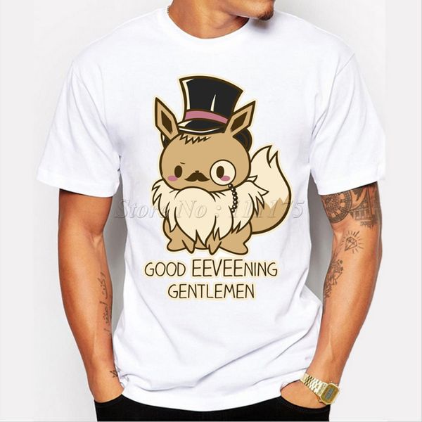 

2019 cute animal printed men's fashion t shirt hipster customize printed short sleeve tees