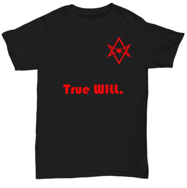 

телема shirt - истинная воля уникурсальной гексаграмма символ ordo templi orientis magick популярные tee shirt