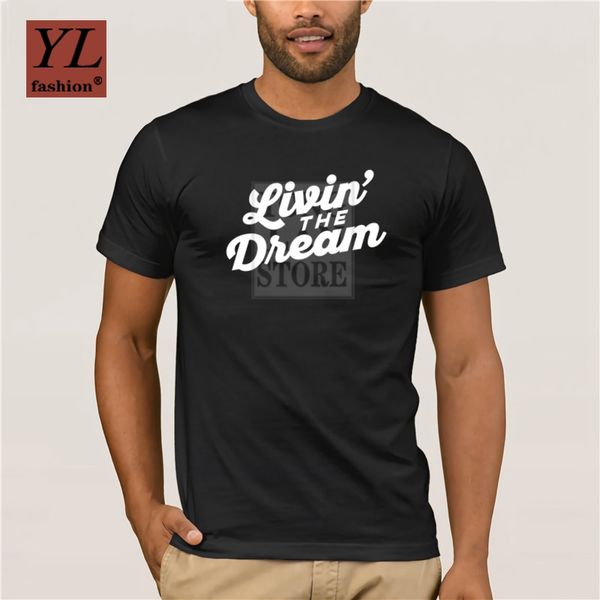 

2020 summer fashion printed men s t shirt livin the dream t shirt