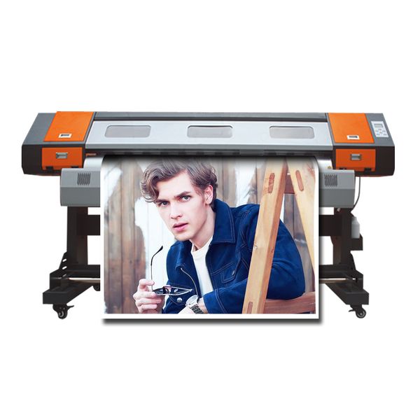 

mobile phone sticker printer 180cm automatic canvas plotter with one xp600 sticker printing cutting machine