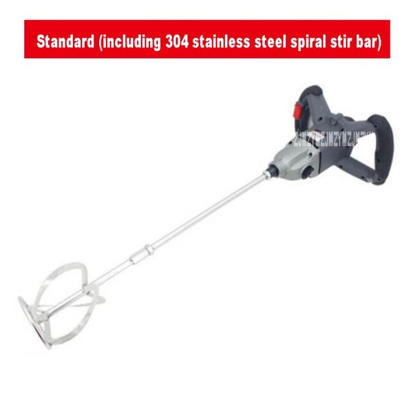

new professional high-power electric stirring drill r6219c paint coating cement putty mixer 220v/50hz 1800w 180-750r/min