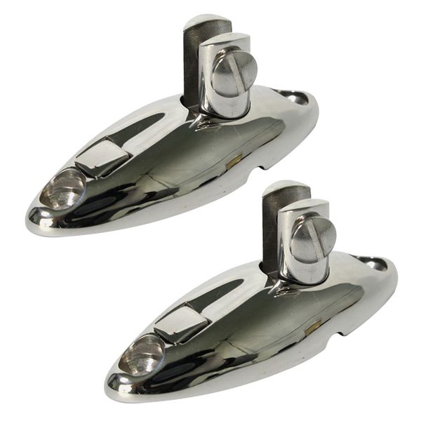 

2pcs stainless steel marine boat hinge side/mount deck fitting hardware