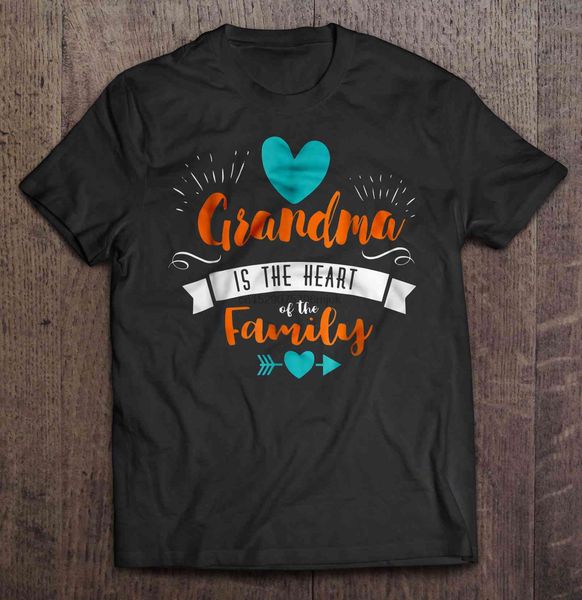 

men t shirt grandma is the heart of the family women t-shirt